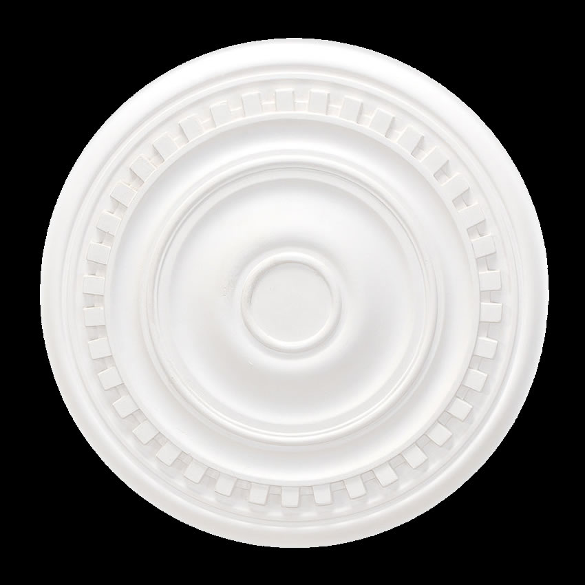 large plain dentil plaster ceiling Roses