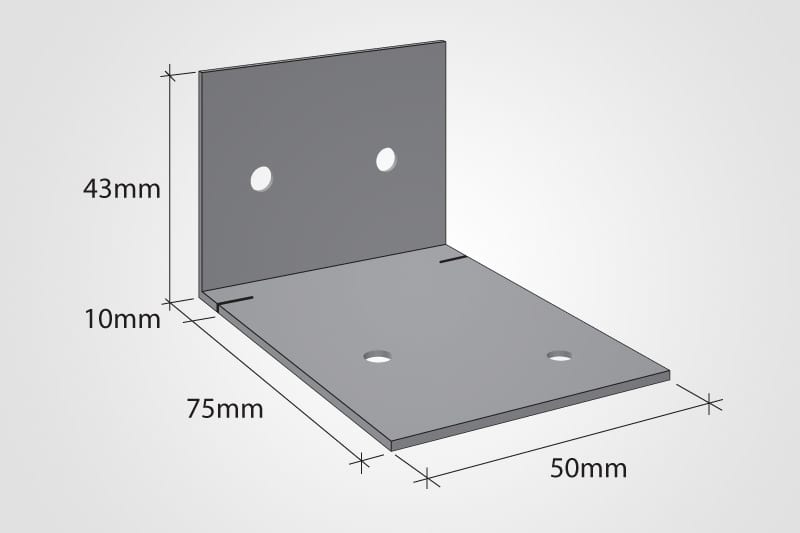 Hebel Aluminium Party Wall Bracket