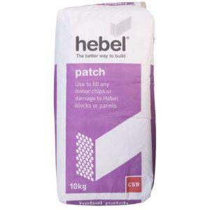 Hebel Patch 10Kg Bag use to fill any minor chips or damage to Hebel blocks or panels