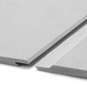 Painted stria fine texture cladding by james hardie 325mm size close up on white background with joins