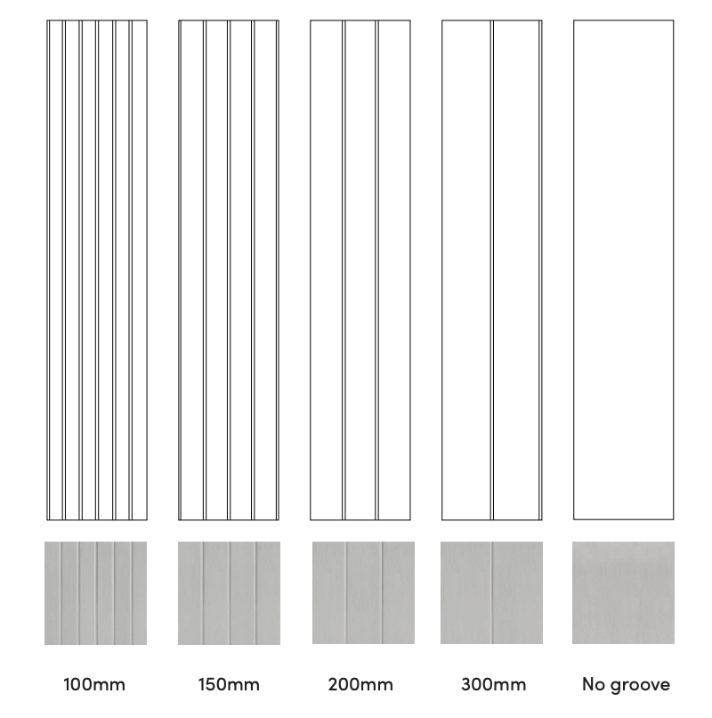 Hebel Power Pattern track CSR diagram to show width