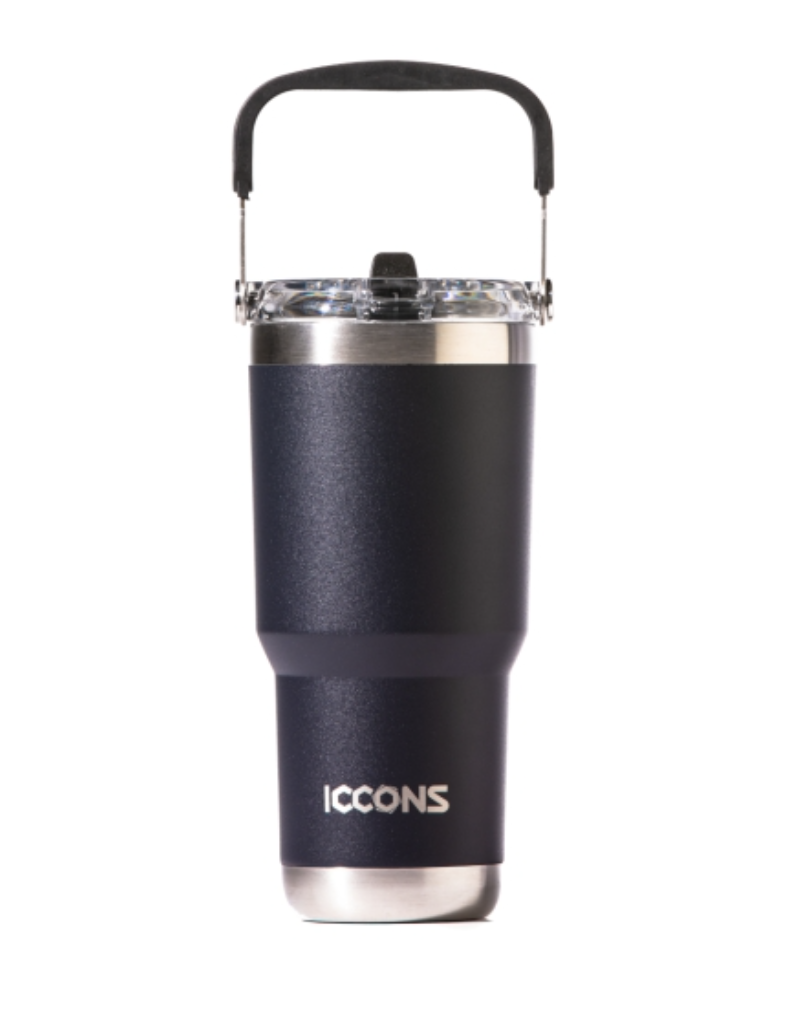 All Rounder 950ml sipper bottle ICCONS Black Rock colour