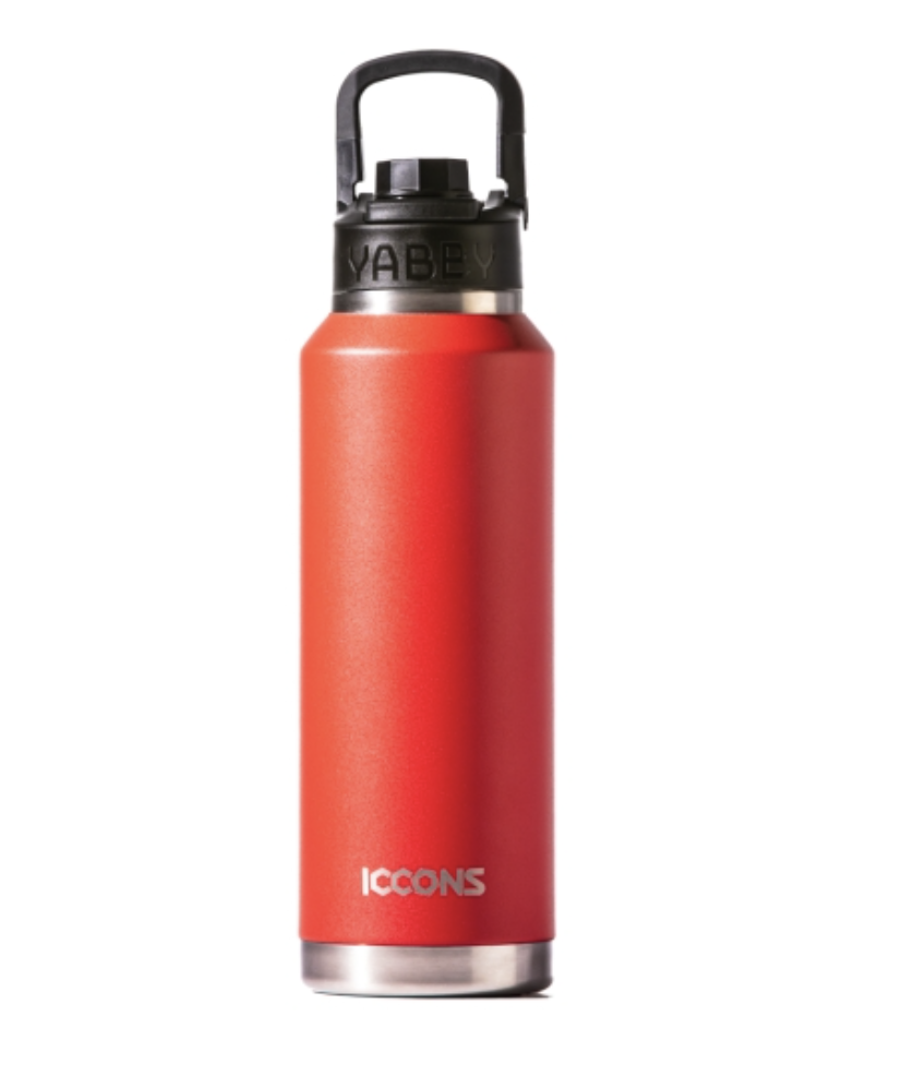 The Chugger 1.2 litre swig bottle red desert colour ICCONS
