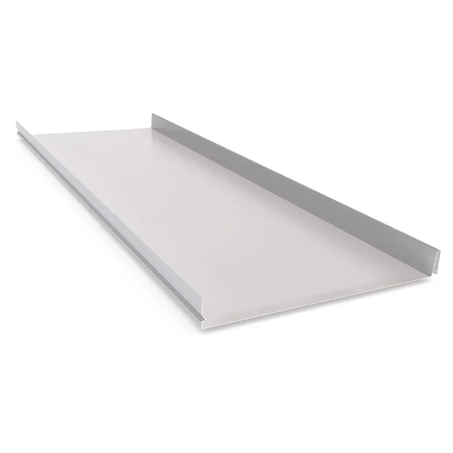 Hiland Tray wide tray standing seam roofing and walling system